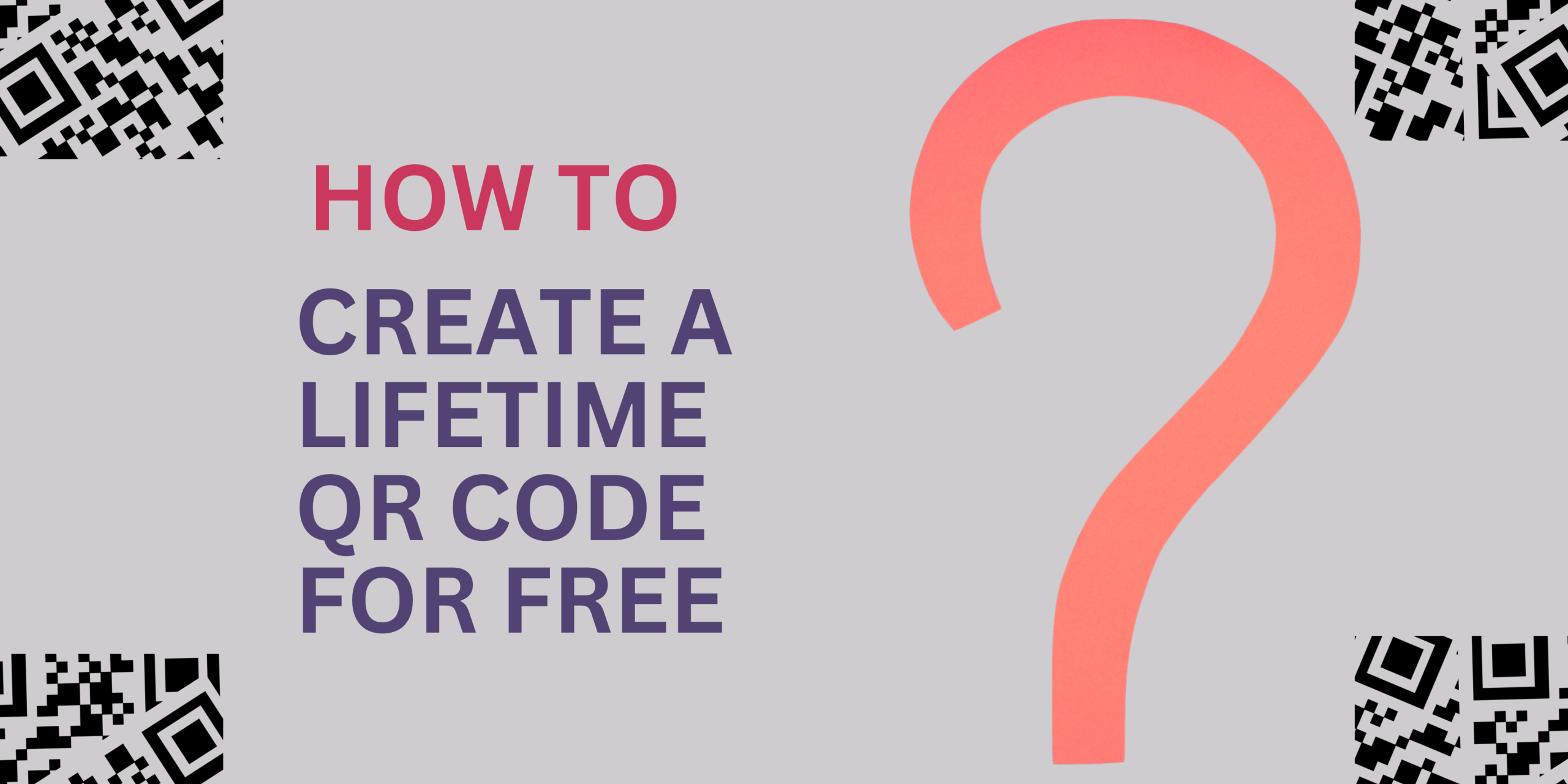 how to create a QR code