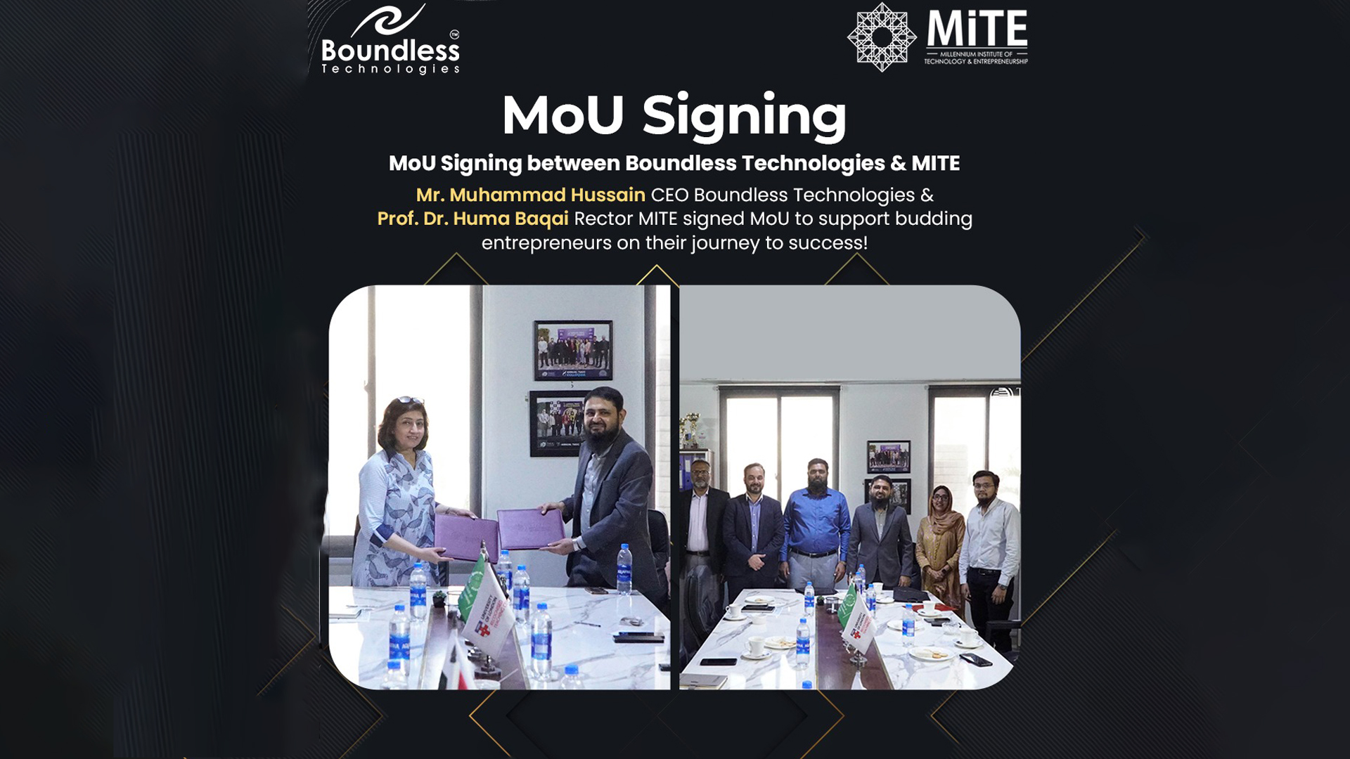 Entrepreneurs and Enhance Educational Opportunities in Pakistan.