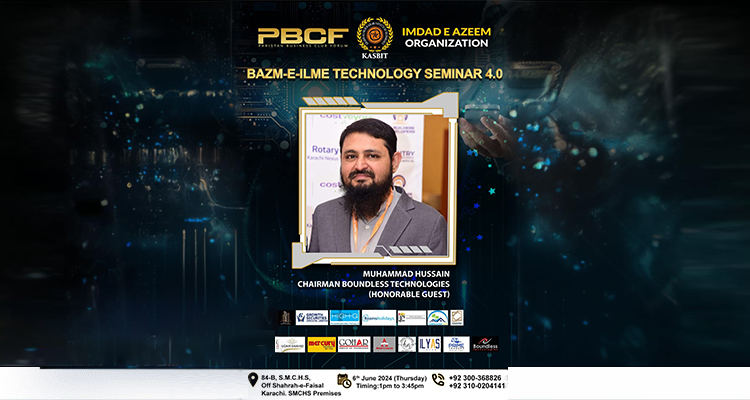 Mr. Muhammad Hussain, CEO of Boundless Technologies