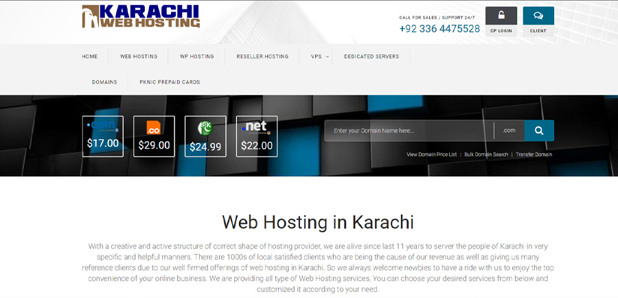 Top 10 Web Hosting Companies in Karachi, Pakistan