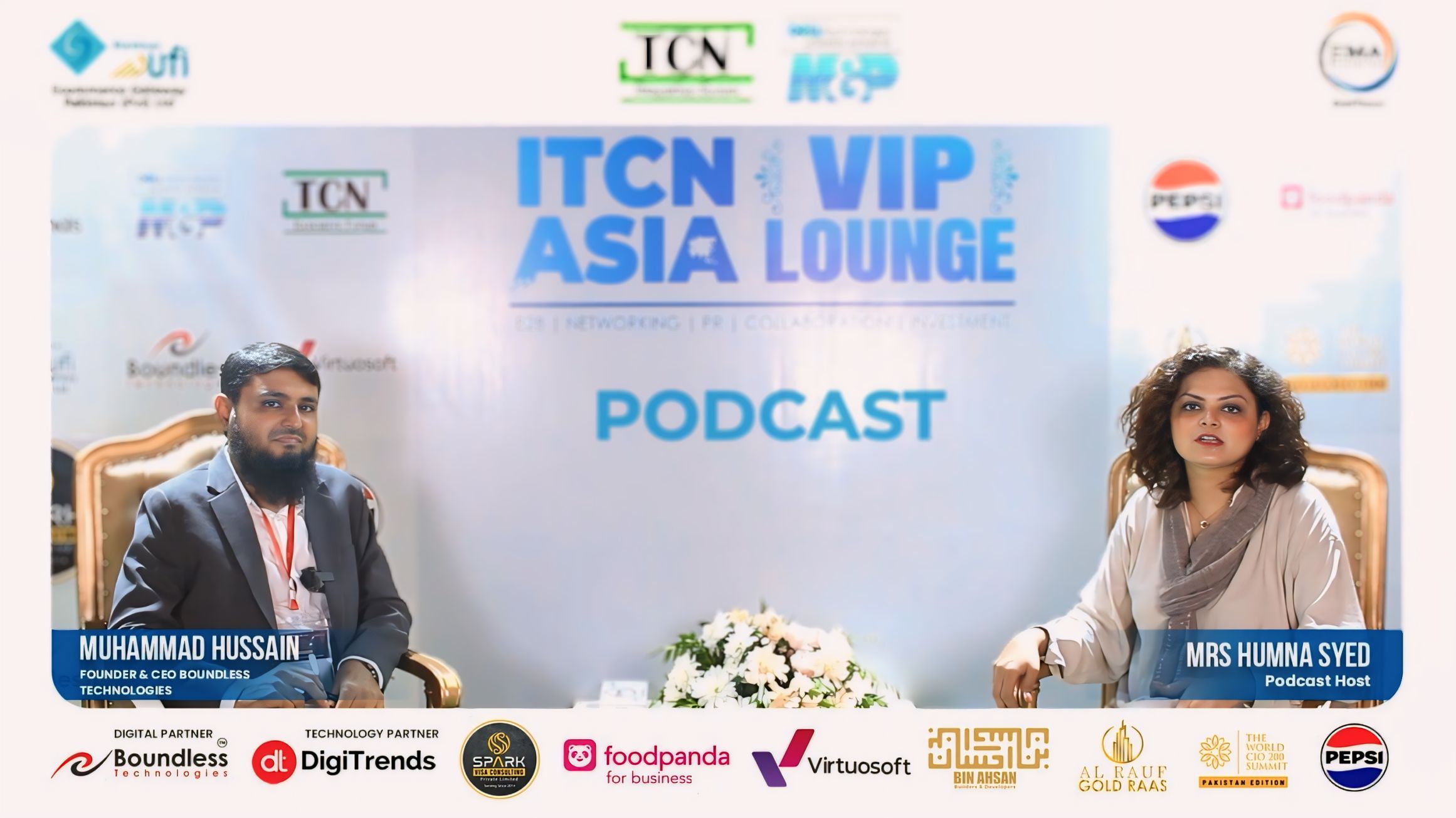 Special Thanks to TCN Executive Forum for inviting Muhammad Hussain