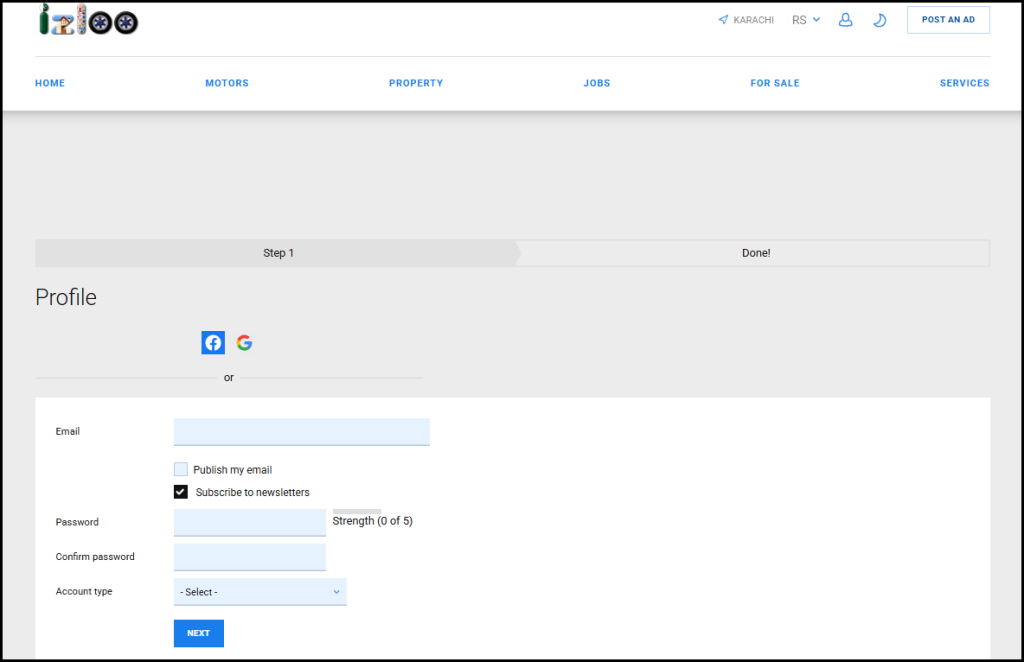 How to Create an Account on Izloo.com.pk