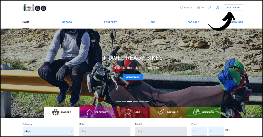 How to Post Free Classified on Izloo.com.pk