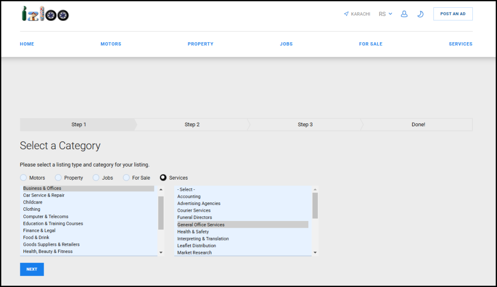 How to Post Free Ads on Izloo.com.pk