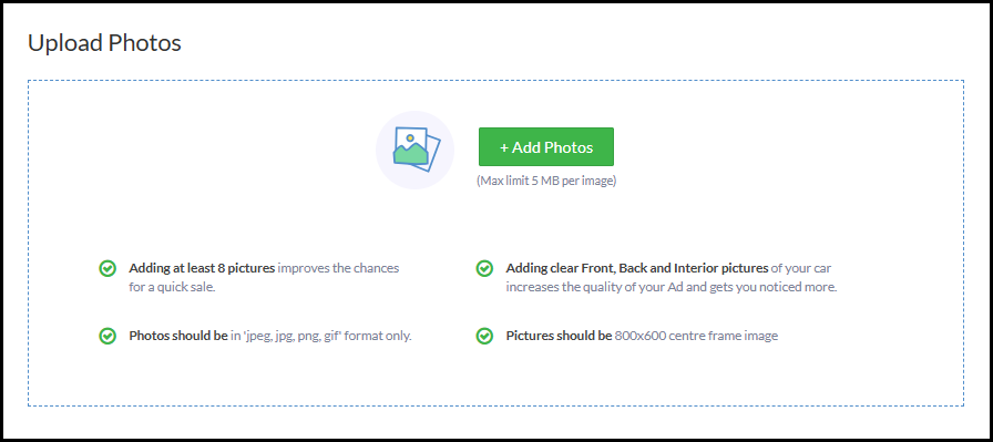 How to Upload Images on Pak Wheels