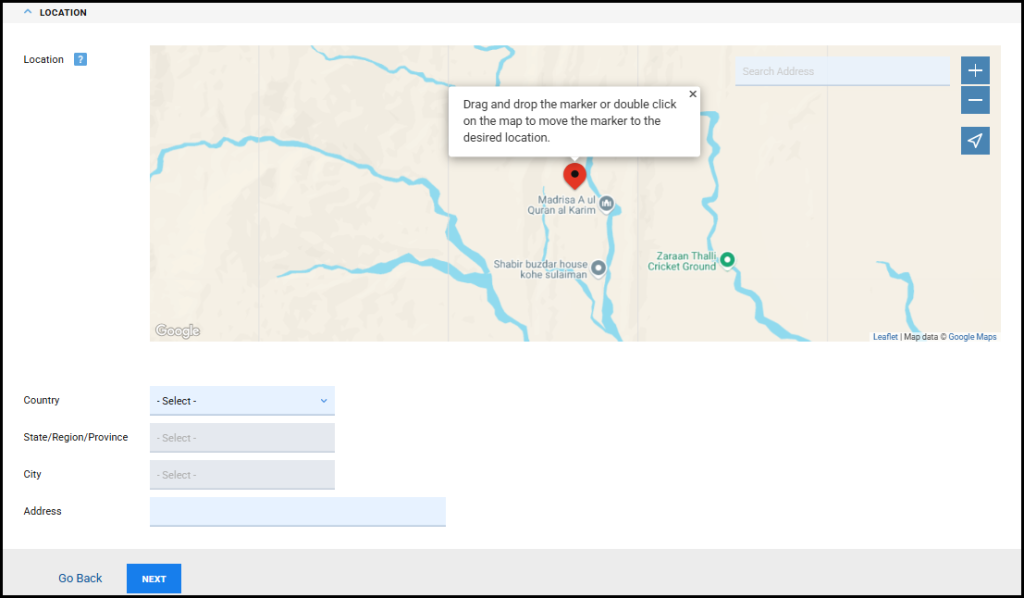 How to Select Location on Izloo.com.pk