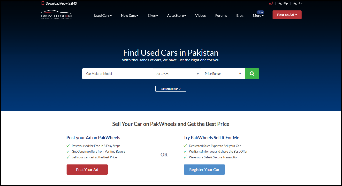 How to Post Free Classified Ads on Pak Wheels