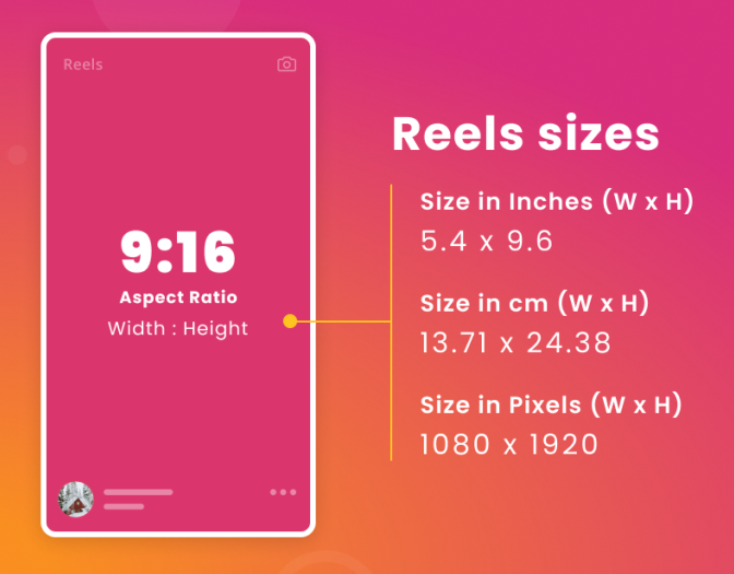 Instagram Reels Sizes