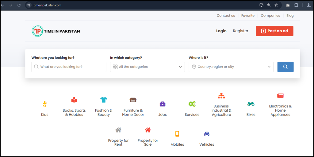 How to Post Free Classified on TimeInPakistan.com