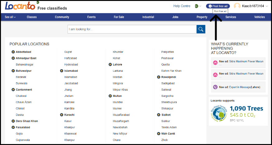 How to Post Free Classified on PK.Locanto.Asia