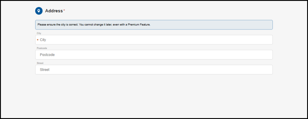 How Set Address on PK.Locanto.Asia