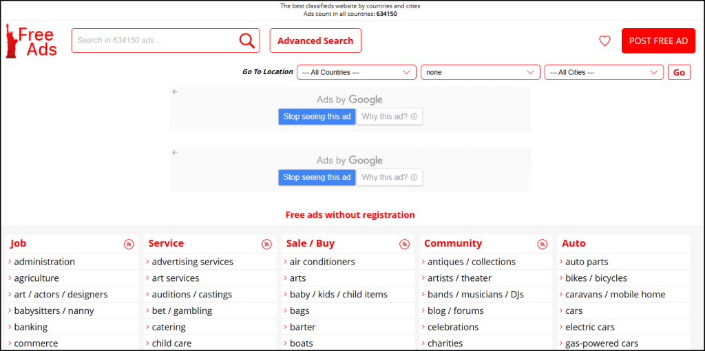 Step Guide to Posting Ads on Freead1.net