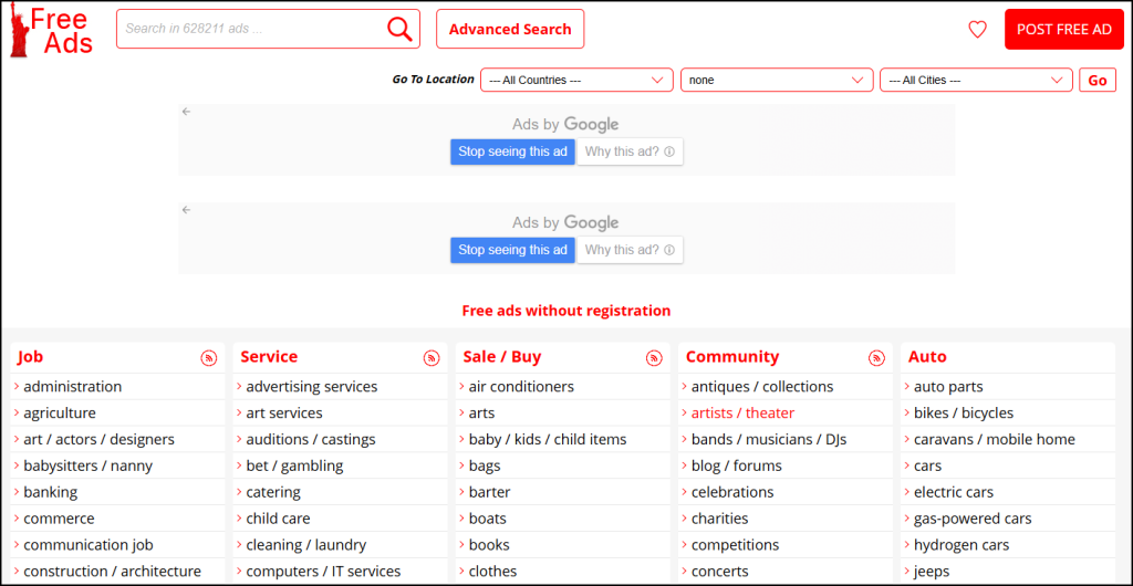 How to Post Free Classified Ads on Freead1.net
