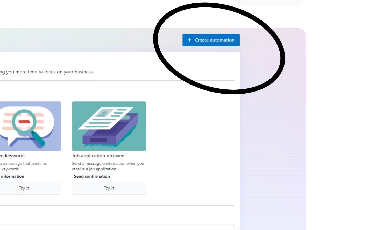 Messenger Automation