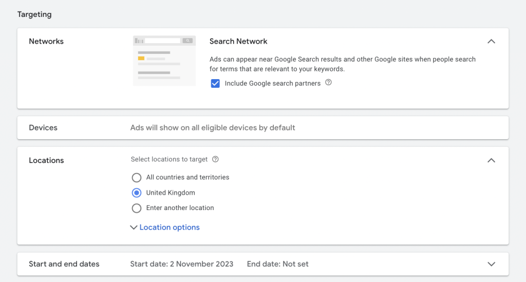 Google Search Network