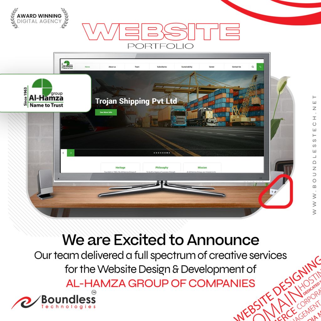 Boundless Technologies Launch Website for Al-Hamza Group