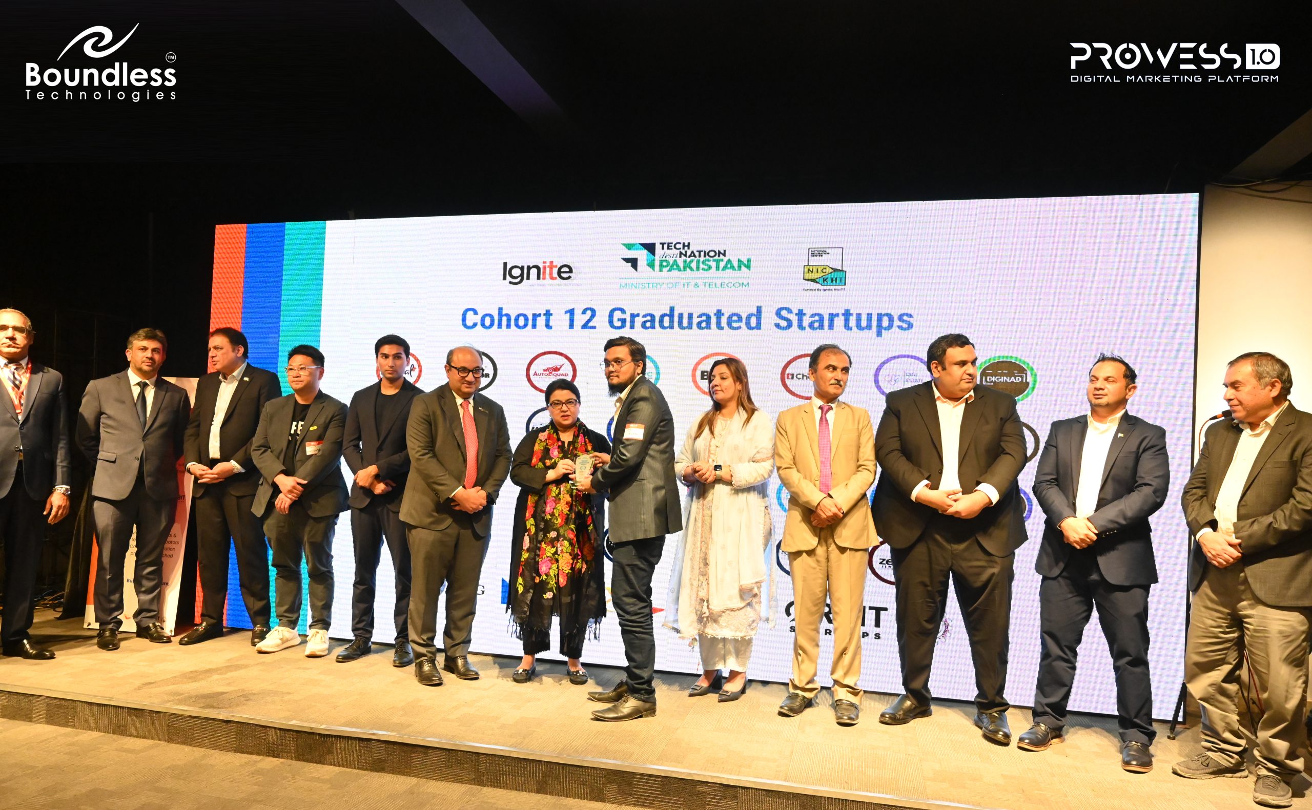 Prowess AI Marketing Platform, Graduates from NIC Karachi Cohort 12.