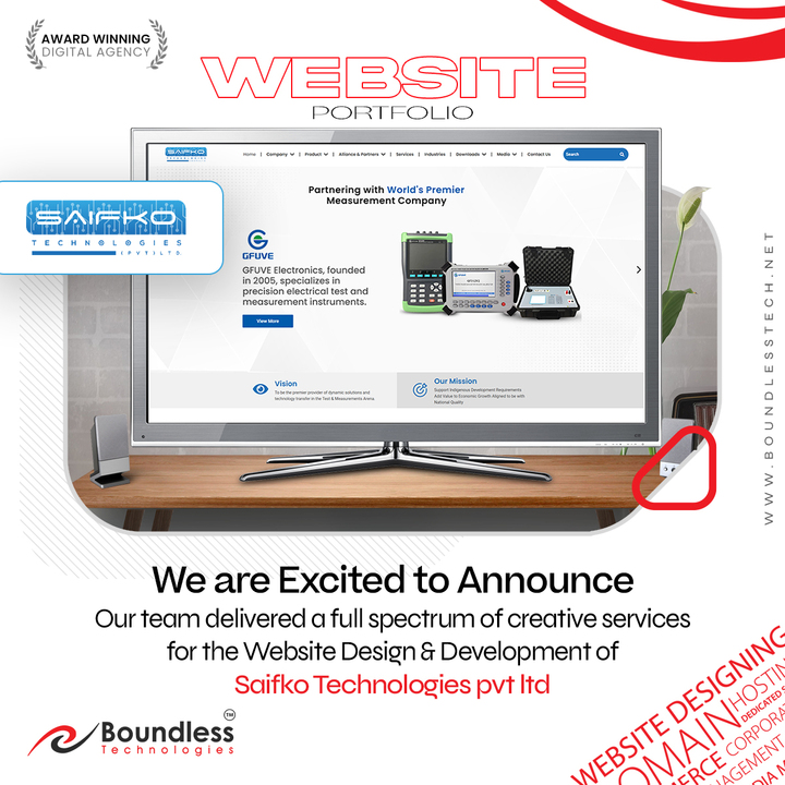 Boundless Technologies launches Saifko Technologies website!