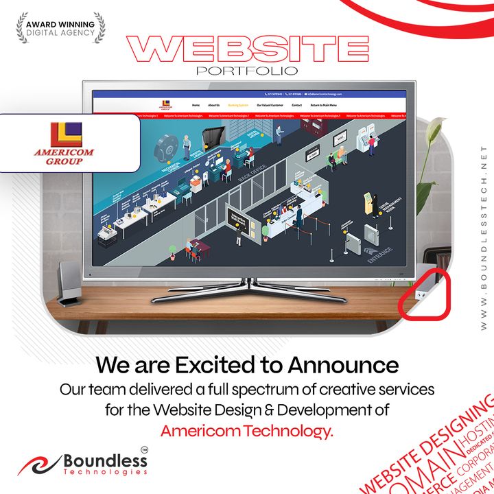 Boundless-Technologies-announce-newly-designed-website-for-Americom-Technology