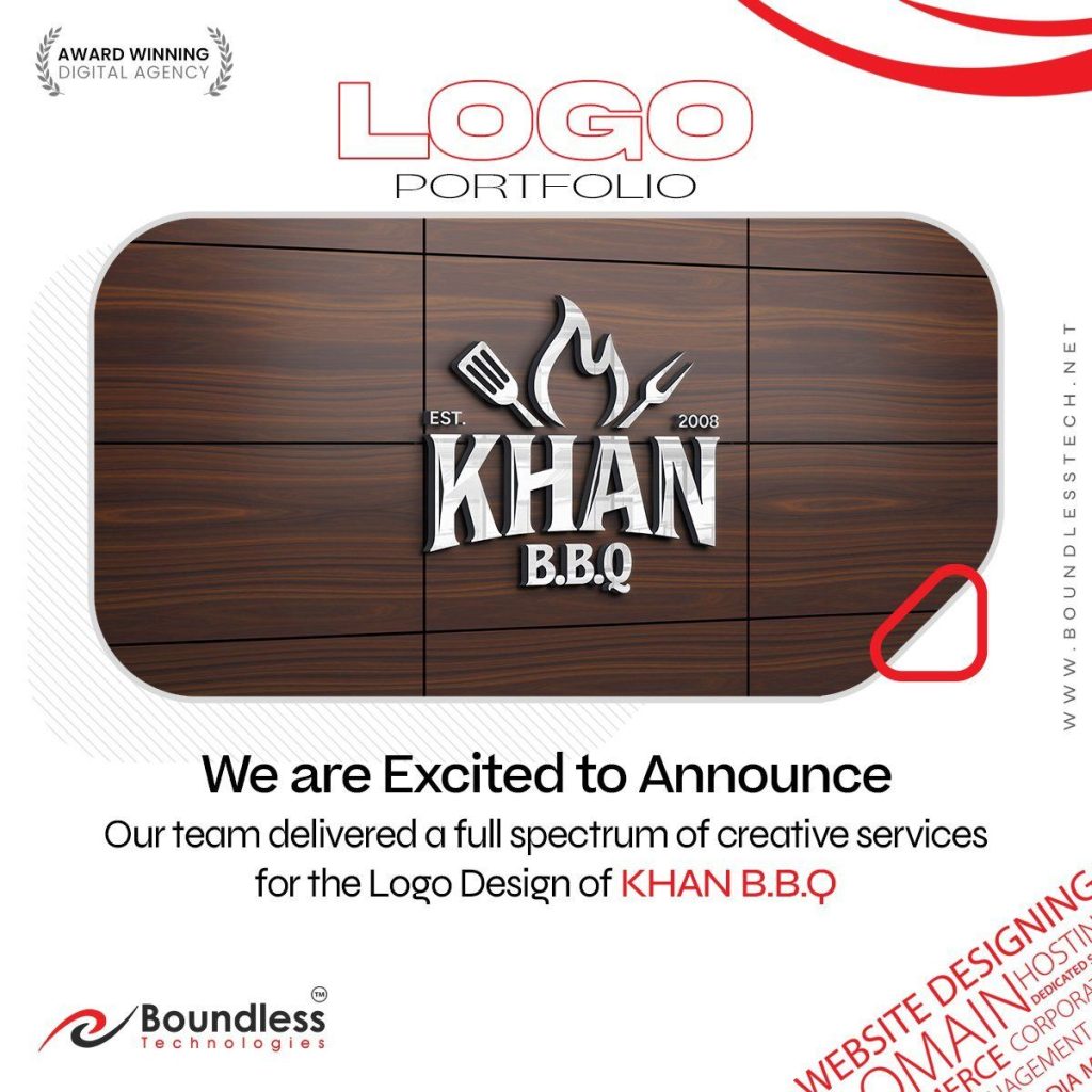 Boundless Technologies Designs Khan B.B.Q Logo