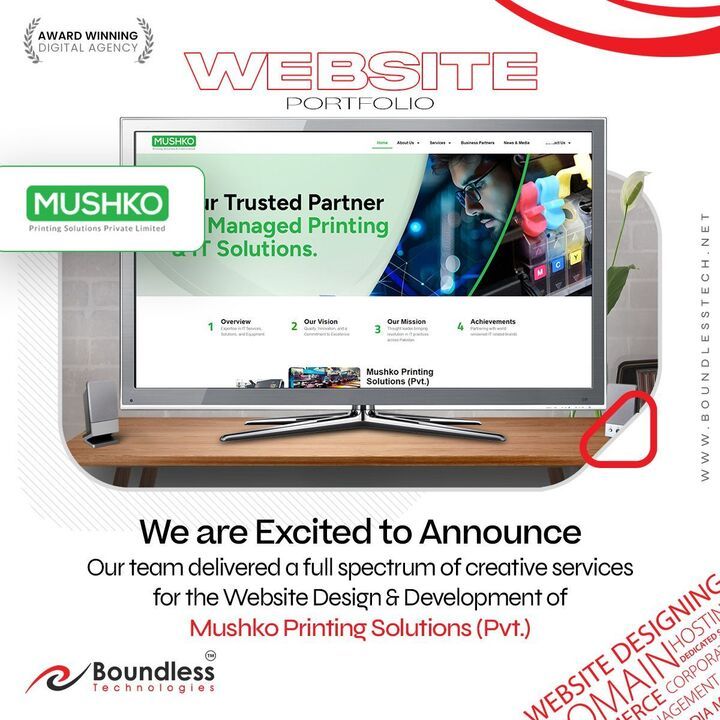Boundless Technologies announce newly designed website for Mushko