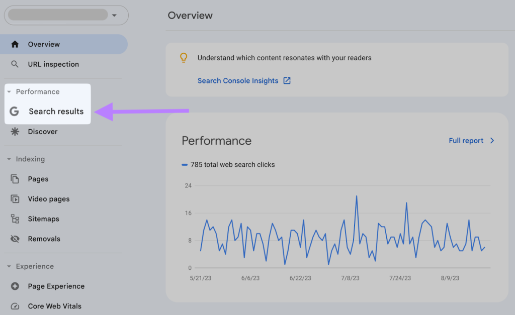 Search Console Keywords
