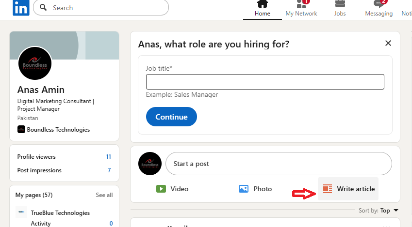 LinkedIn Article