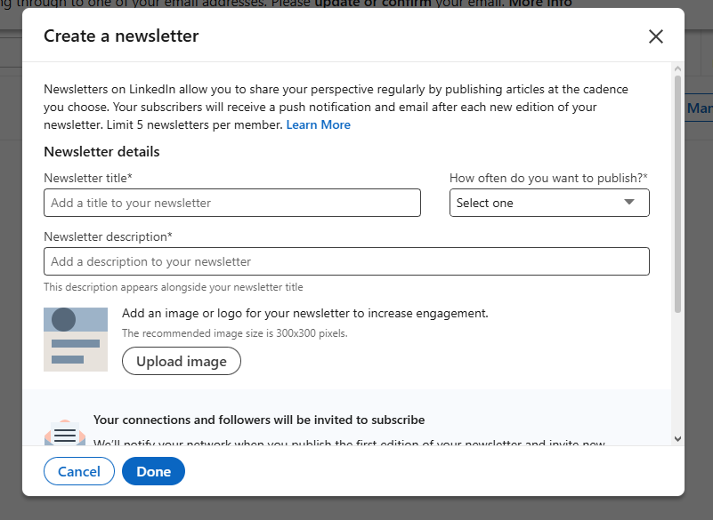 Newsletter Details