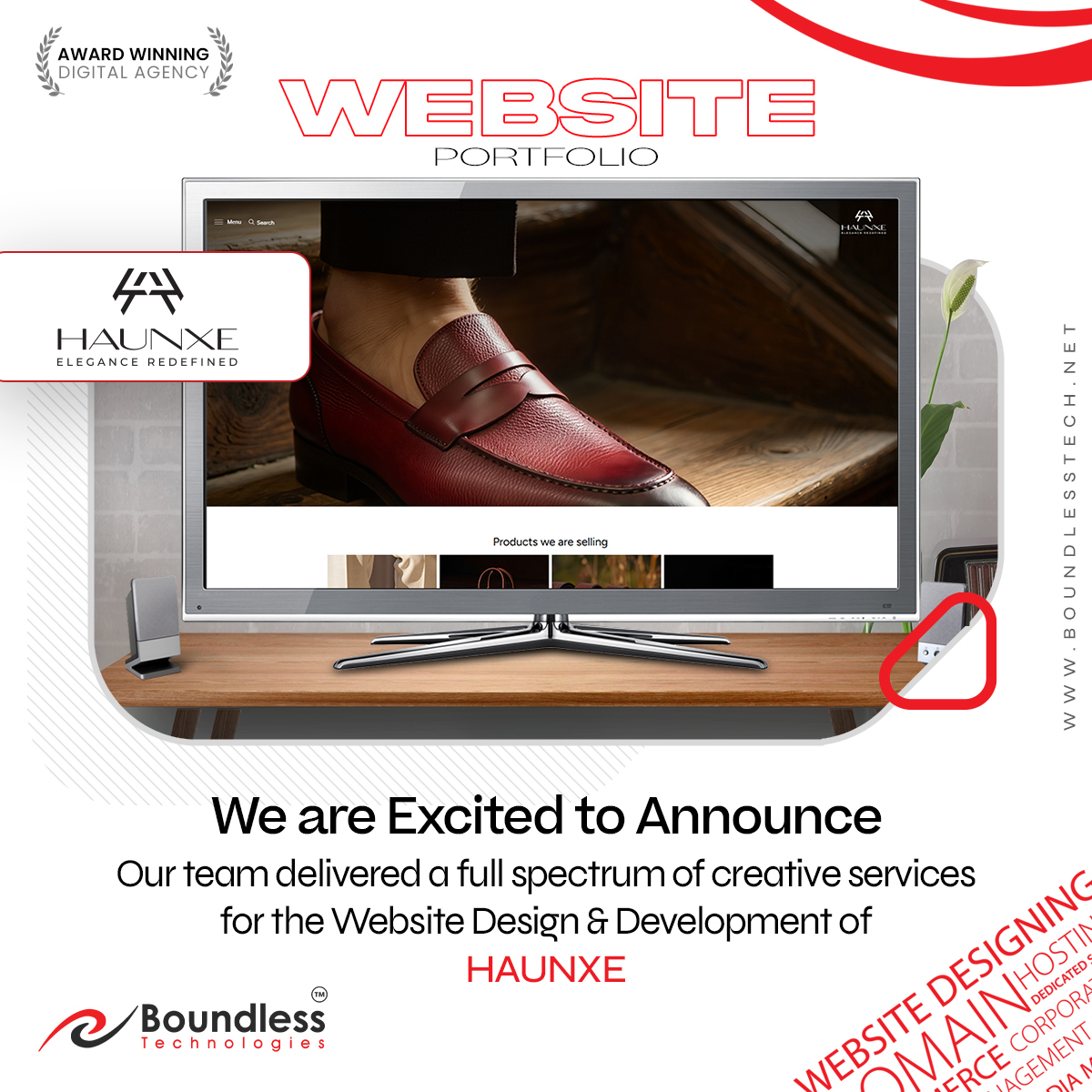 Design & Develop Website for HAUNXE