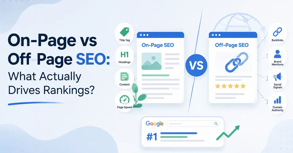 On-Page vs Off-Page SEO What Actually Drives Rankings