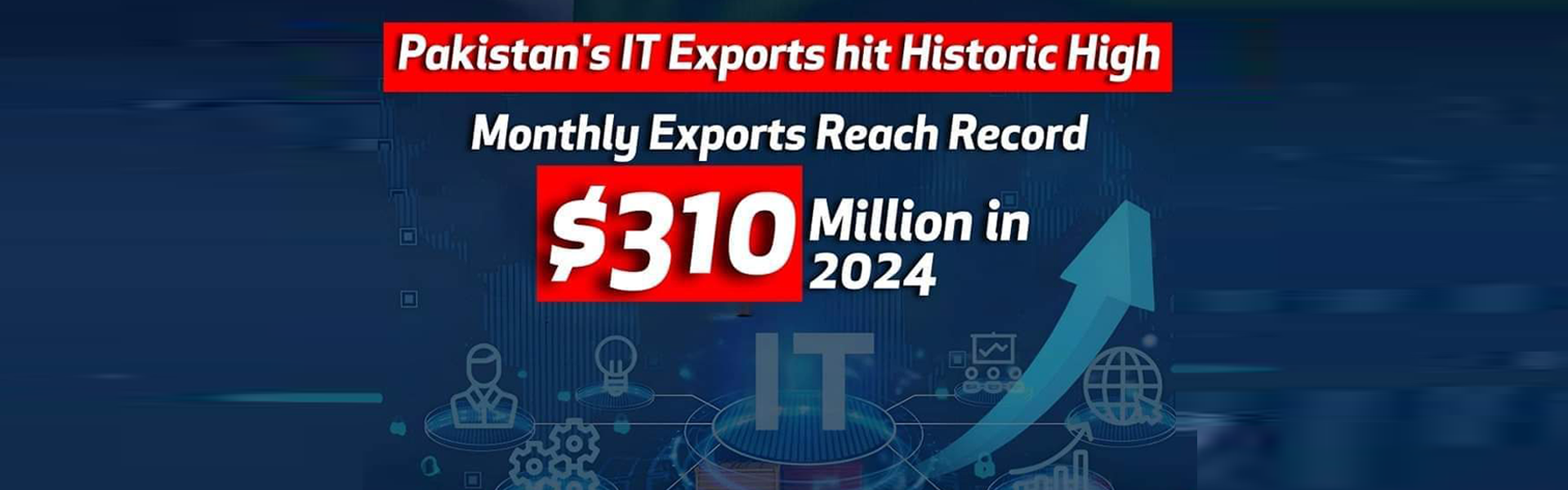 Pakistan's IT Exports Hit Record High: $310 Million