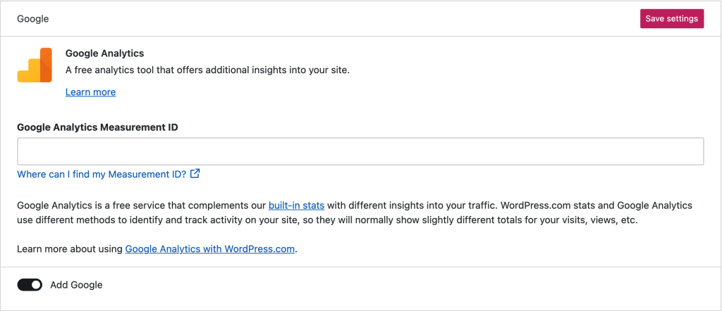 Google Analytics