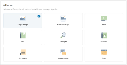LinkedIn Ads Format