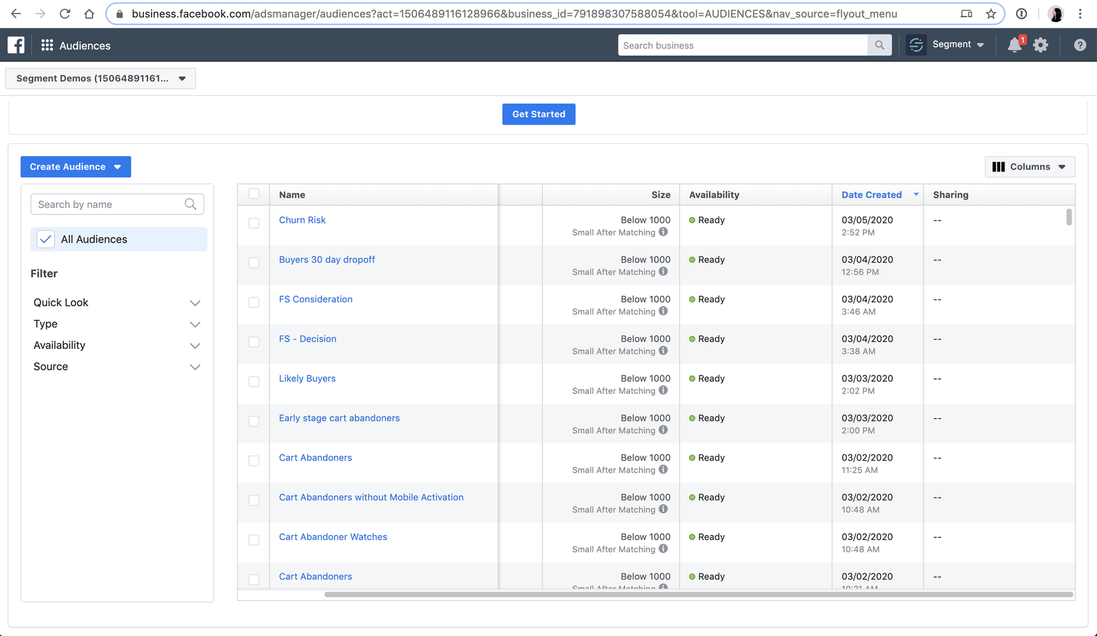 Facebook Custom Audience