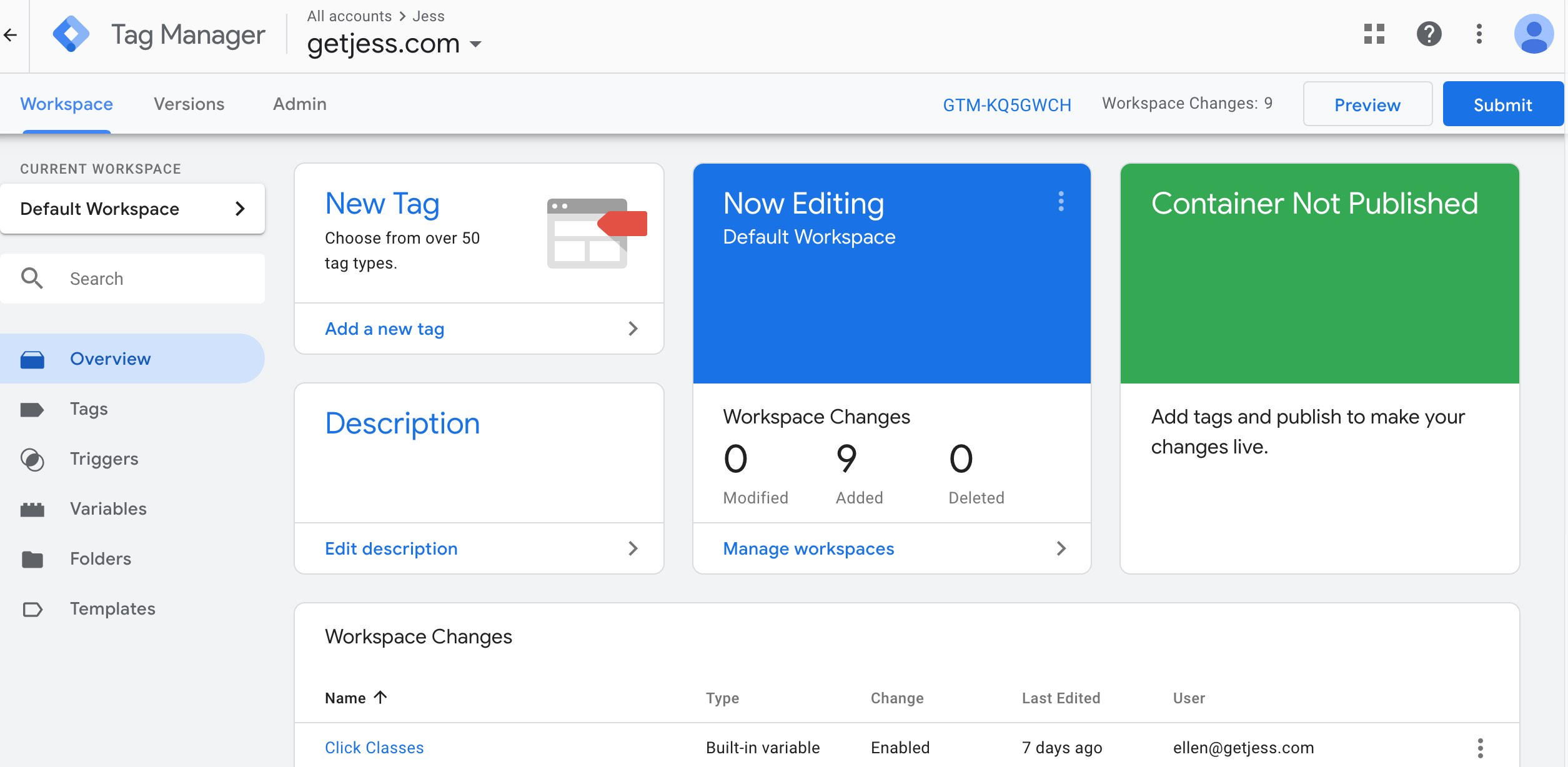 Google Tag Manager Events