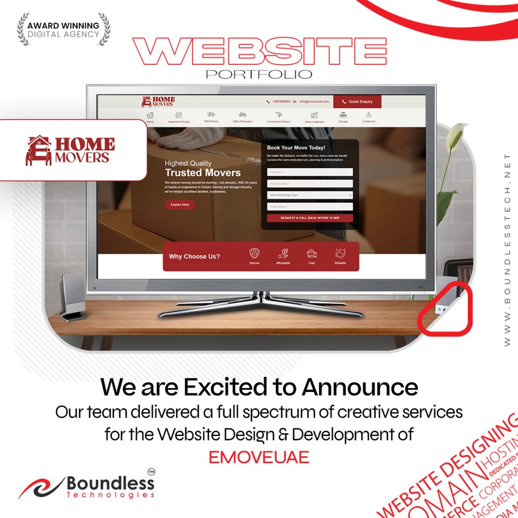 Launch Website for EMOVEUAE