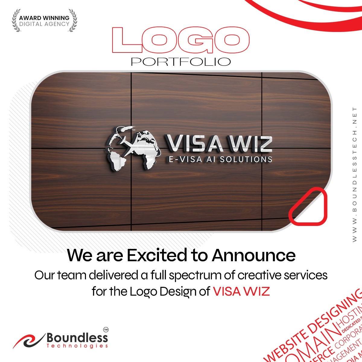 Boundless Technologies Designs New Logo for VISA WIZ!