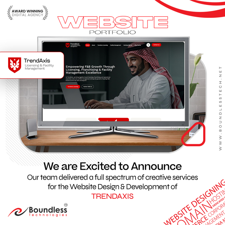 boundless technologies have successfully developed the website for trendaxis