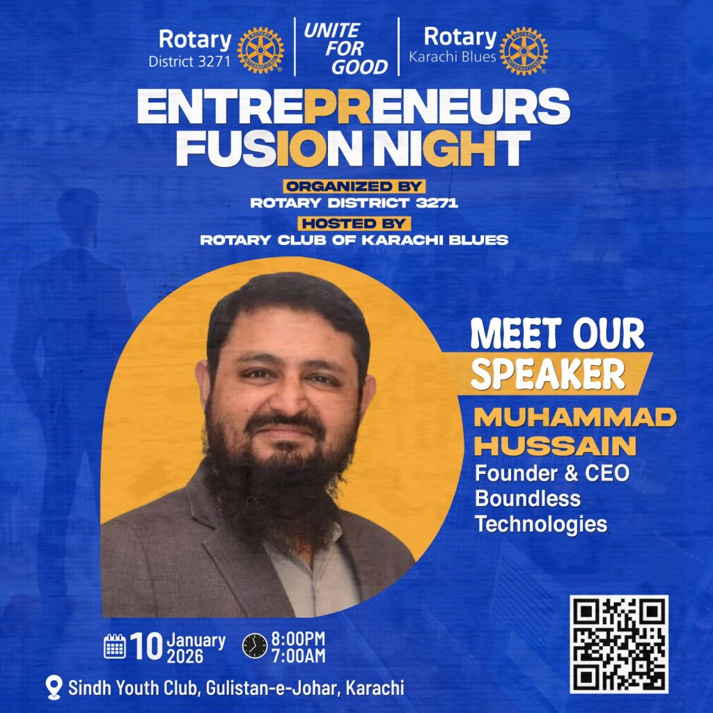 Muhammad Hussain to Speak at Rotary Fusion Night